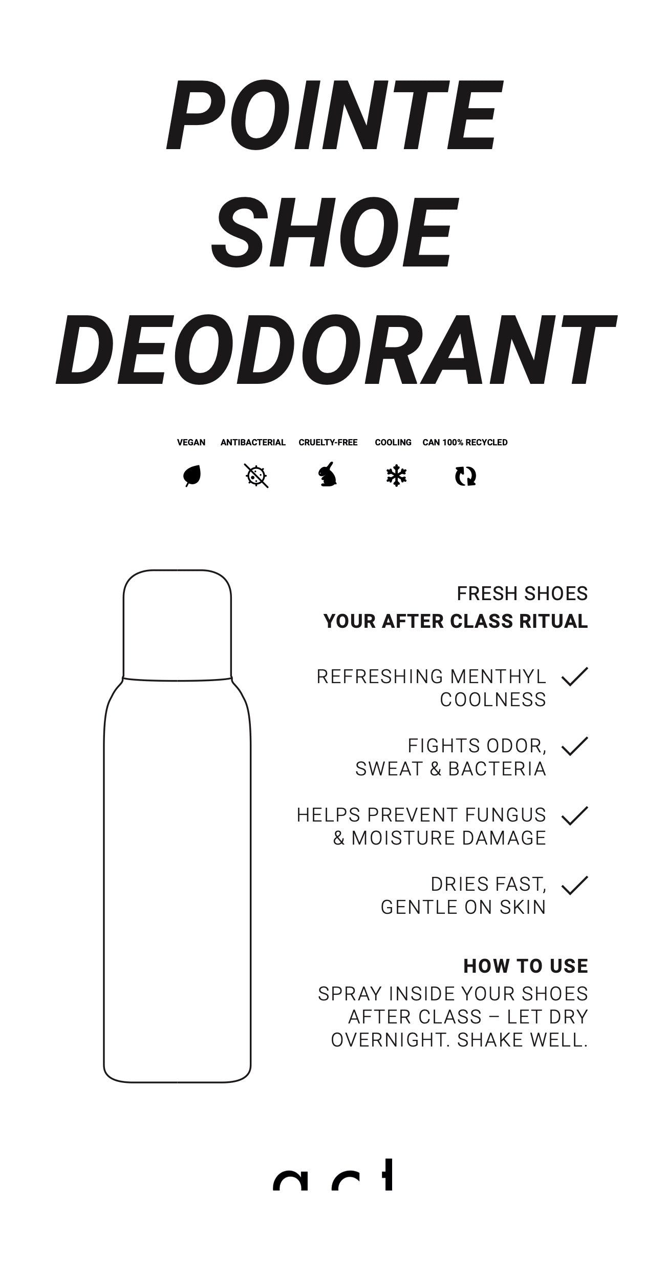 Pointe Shoe Deodorant